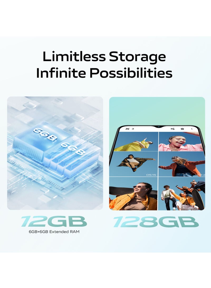 vivo - Y18 4G Dual SIM Wave Aqua 6GB RAM And 128GB ROM, 5000mAh - Middle East Version - Image 1