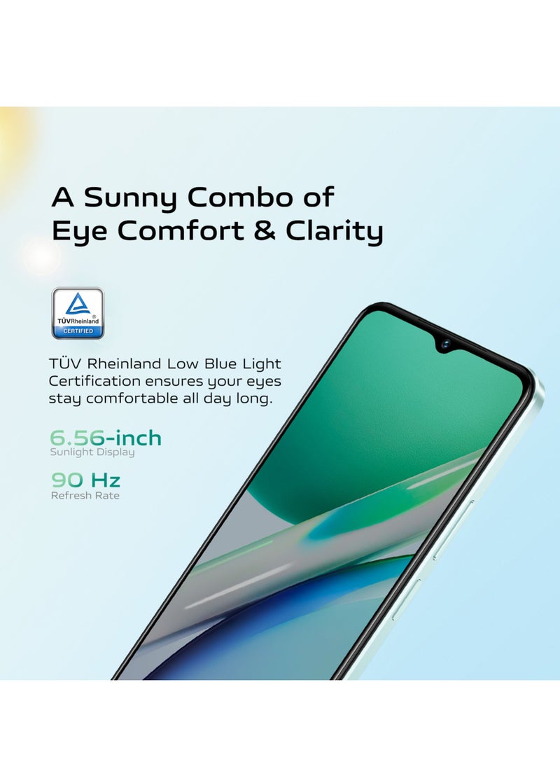 vivo - Y18 4G Dual SIM Wave Aqua 6GB RAM And 128GB ROM, 5000mAh - Middle East Version - Image 1