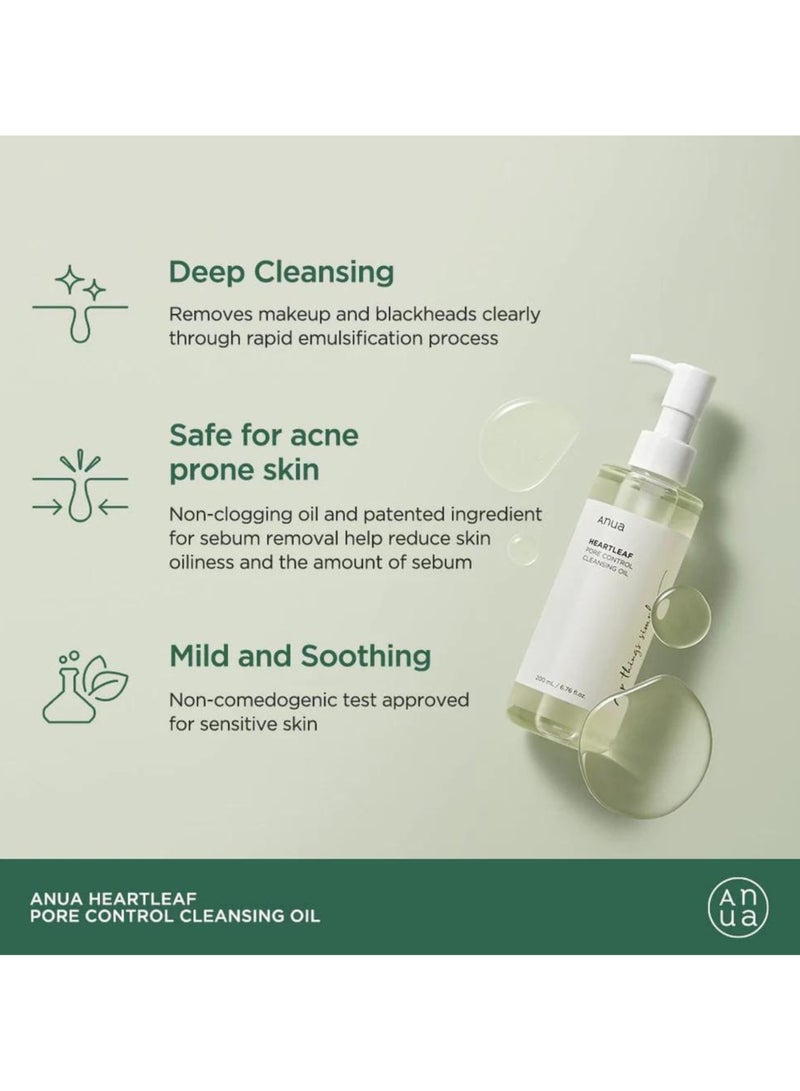 Anua Complete Pack Pore Control Cleansing Oil - Niacinamide Serum 10% - 77% Soothing Toner PH 5.5 - Pore Deep Cleansing Foam - & Massage Roller Korean Beauty Facial Care 630ml  - Image 3