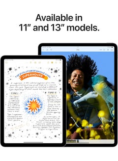 أبل iPad Air 2024 (الجيل السادس) M2 مقاس 13 بوصة وسعة 256 جيجابايت وواي فاي أرجواني - إصدار عالمي  - Image 3