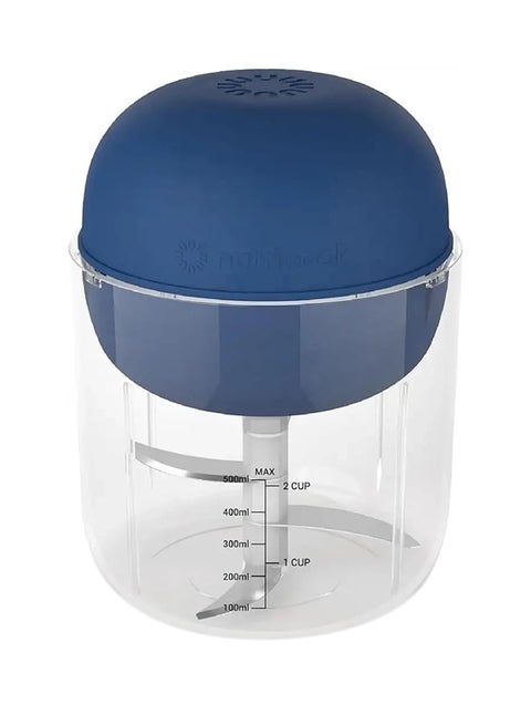 Rechargeable Chopper With 4 Function BPA Free 500 ml 70 W CH600B-ME Blue