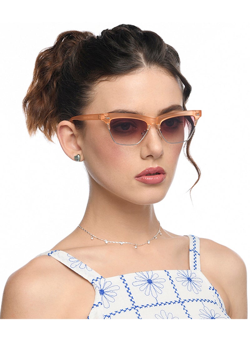 VINCENT CHASE Unisex Polarized Clubmaster Sunglasses - VC S16338 - Lens Size: 53 Mm  - Image 4