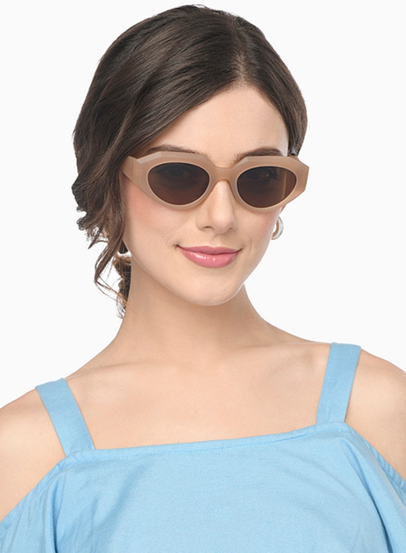 VINCENT CHASE Women's Women's Polarized Hexagon Sunglasses - VC S16144 - Lens Size: 51 Mm  - Image 3