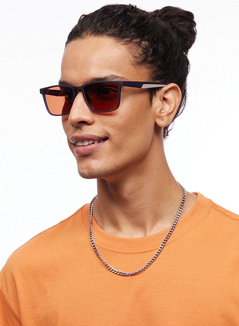 VINCENT CHASE Unisex Polarized Wayfarer Sunglasses - VC S15754 - Lens Size: 54 Mm  - Image 3