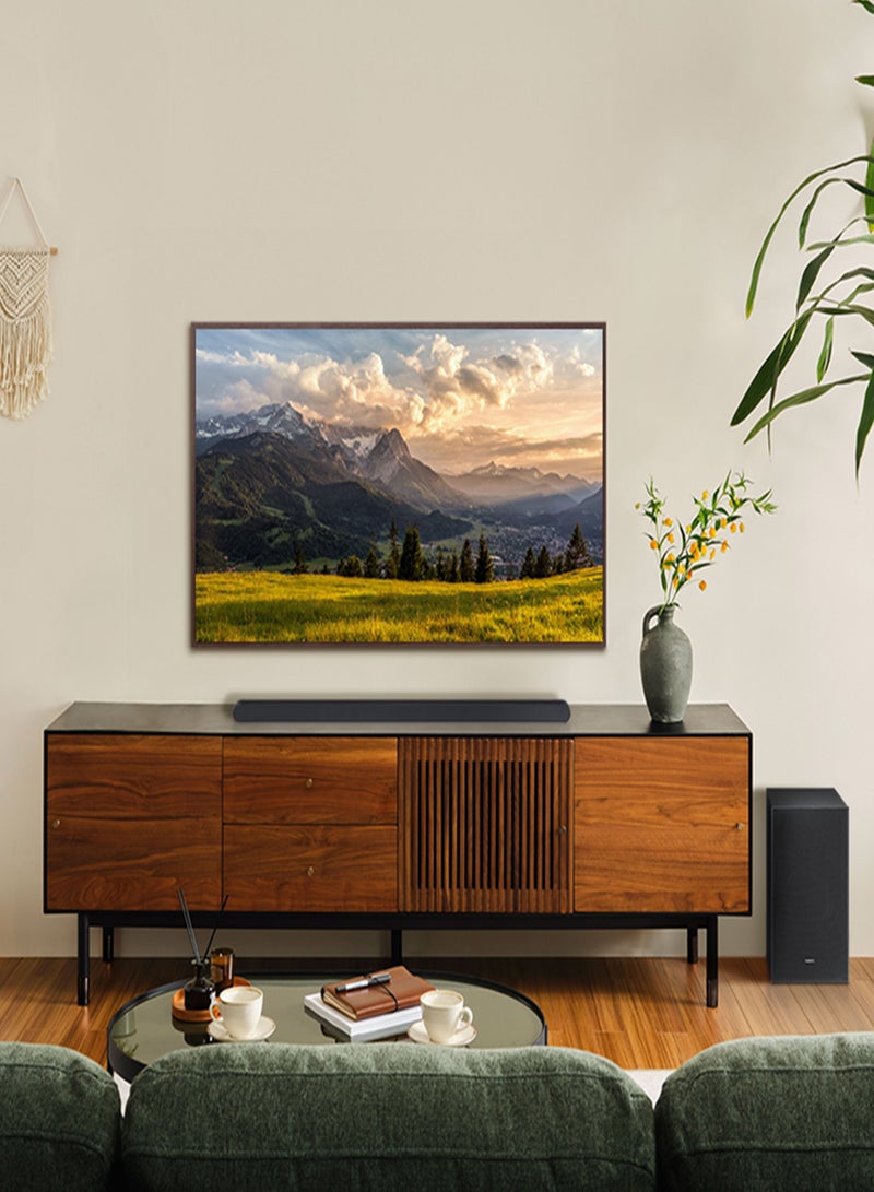 سامسونج - S700D Ultra Slim Wireless Dolby Atmos All In One Soundbar Samsung Saudi Arabia HW-S700D/SA Black - Image 1