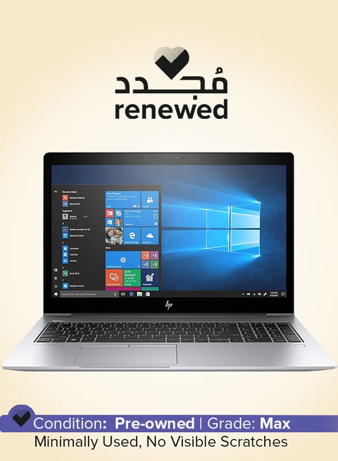 Renewed - EliteBook 850 G6 With 15.6-Inch Display,Intel Core i7 Processor/8th Gen/16GB RAM/512GB SSD/Intel UHD Graphics 620/Windows 10 Pro English Silver