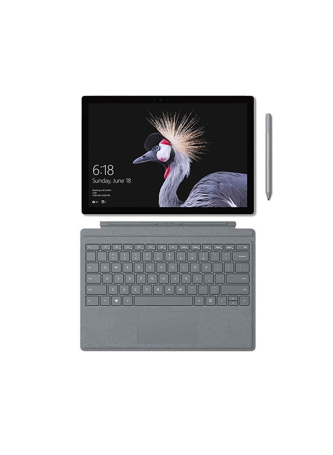 Microsoft - Renewed - Surface Pro 5 Tablet With 12.3-Inch Touch Screen Display With Detachable ,Intel Core i5 Processor/7th Gen/8GB RAM, 256GB SSD/Intel HD Graphics 620/Windows 10 Pro English Silver - Image 1
