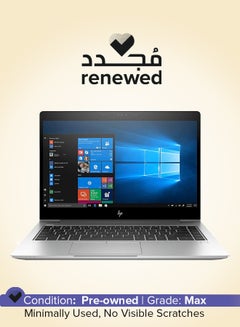 HP Renewed - EliteBook 840 G5 With 14-Inch Display,Intel Core i5 Processor/8th Gen/16GB RAM/256GB SSD/Intel HD Graphics 620/Windows 10 Pro English Silver  - Image 1