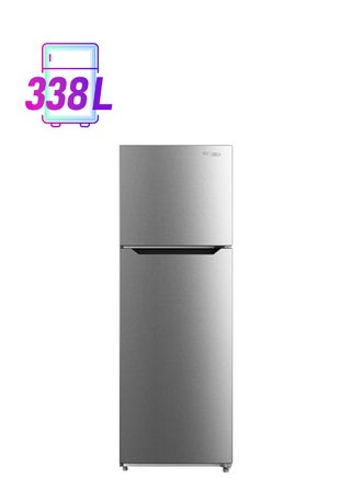 340L Top Mount Refrigerator with Inverter Compressor, No Frost, Lock & Key KSGR420 Silver - pnsku/N70071772V/45/_/1743098094/828169ed-703e-49f6-b3cc-abfdbfc536c0