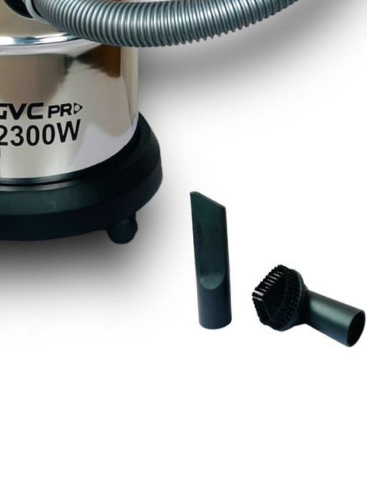 gvc pro Dry Barrel Vacuum With Water Suction 30 L 2300 W GVC-4813 Black/Yellow/Silver - Image 5