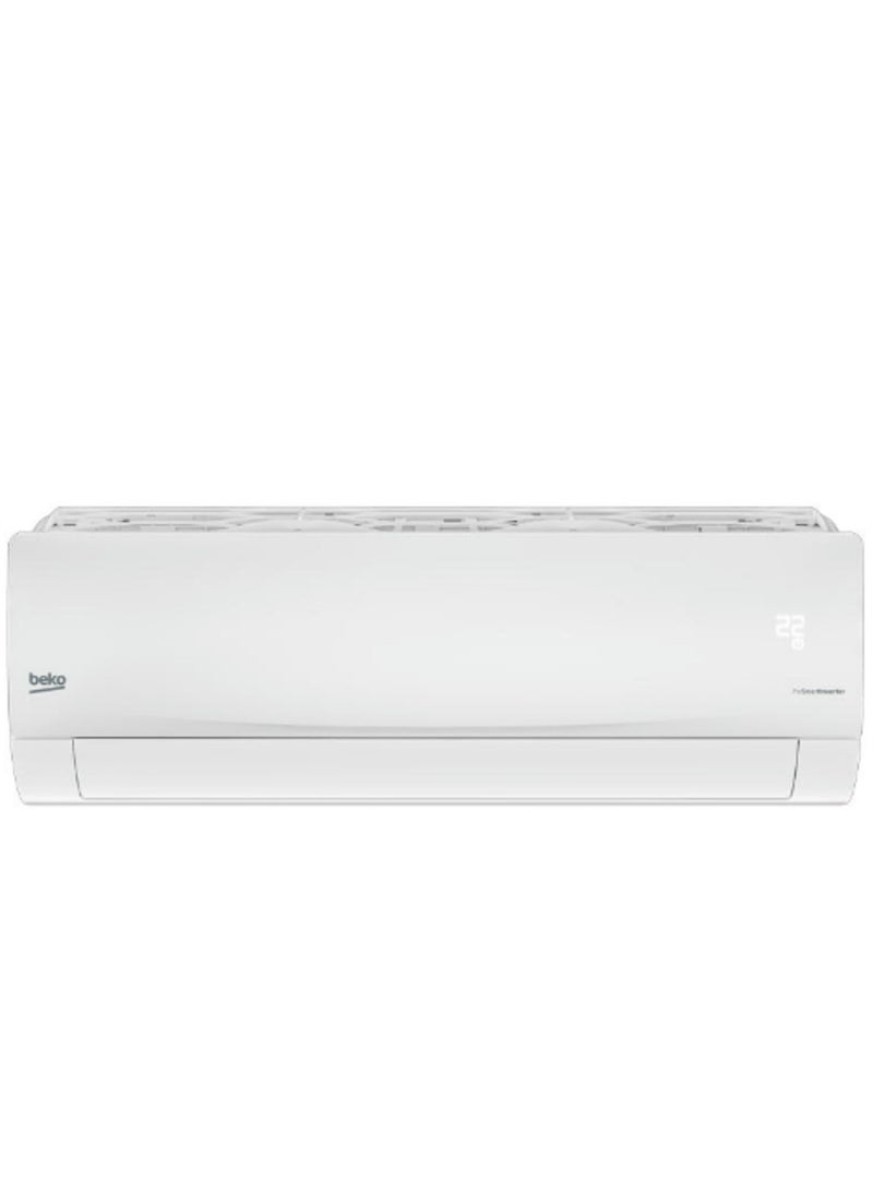 Beko - Split Air Conditioner with Inverter , 1.5 HP, Cooling and Heating - BIHT1240 White - Image 1