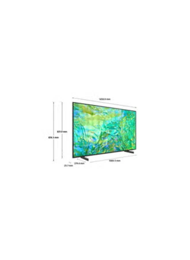 Samsung - Smart TV, Crystal UHD 4K, CU8000, 50 Inch, 2023, Crystal Processor 4K, Airslim, Dynamic Crystal Color UA50CU8000UXZN+ 2.0CH Soundbar Plus Bluetooth, Usb, Fm Radio With 600W PMPO 50CU8000+THN322B Titan Gray - Image 1