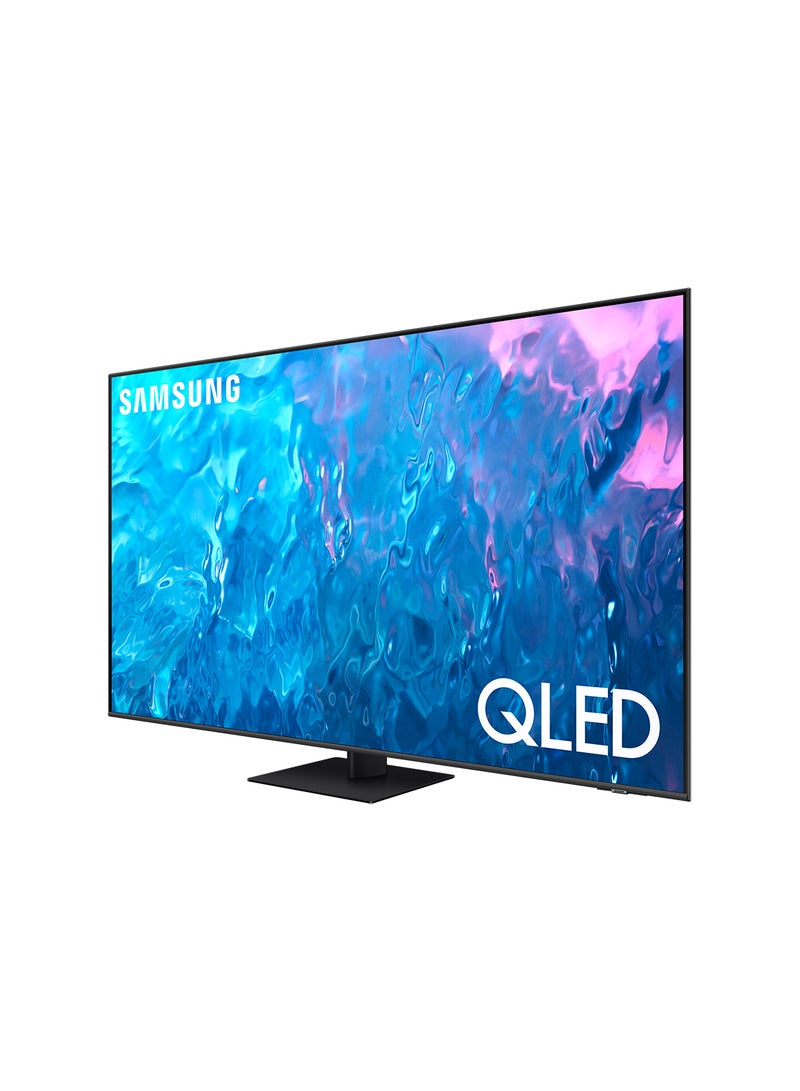 سامسونج تلفزيون ذكي QLED 4K مقاس 55 بوصة 2023 + مكبر صوت 2.0 قناة بالإضافة إلى بلوتوث، ومنفذ USB، وراديو FM بقدرة 600 وات PMPO - Image 2