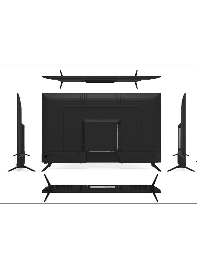 JVC - 50 Inch 4K UHD Edgeless Smart TV With Dolby Audio + 2.0CH Soundbar Plus Bluetooth, Usb, Fm Radio With 600W PMPO LT-50N7105+THN322B Black - Image 1
