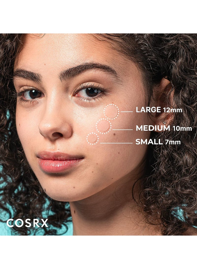 Cosrx - Acne Pimple Patch (96 Count) Absorbing Hydrocolloid Spot Treatment Fast Healing, Three Sizes 4cm - Image 1