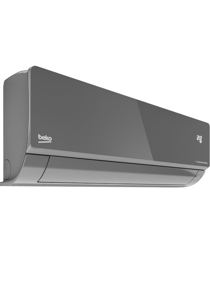 Premuim Spilit Air Conditioner - 1.5 HP - Cooling & Heating - Pro Smart Inverter Compressor - Jet Cooling - Jet Heating - Home Whiz Application Control - Wi-Fi BIHT125W0S ‎Acrylic Silver