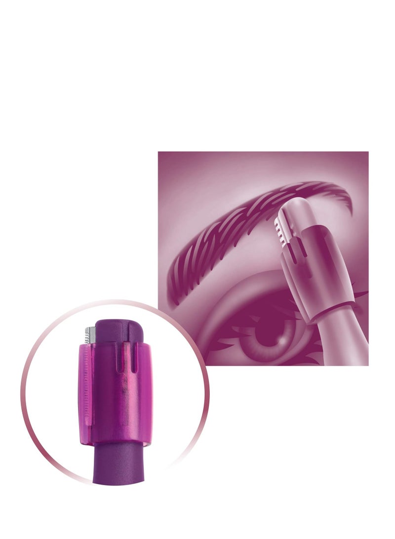 Philips - Precision Perfect HP6390/51 Facial Hair Precision Trimmer For Women, Incl Eyebrow Trimming Attachments - Image 1