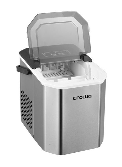Instant Ice Maker Produce Up To 12 Kg Bullet Ice Per 24 Hours 110 W IM-411 Silver