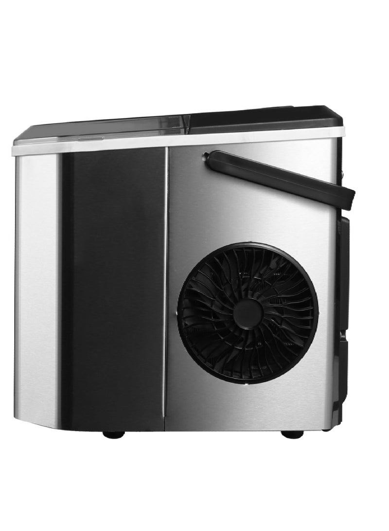Instant Ice Maker Produce Up To 12 Kg Bullet Ice Per 24 Hours 110 W IM-411 Silver
