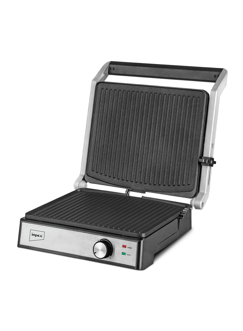 إمبكس سخان شطائر وبانييني مع حماية من زيادة الحرارة 2000 W SW 3604  - Image 1