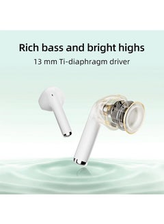 QCY Ailybuds Lite T29 Truly Wireless Earbuds With Bionic Arc Design,Strong 5.3 Bluetooth Connection, 28 Hours Battery Life & 68 ms Low Latency Black  - Image 5