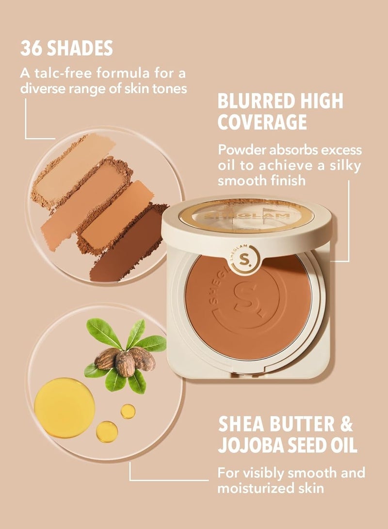 SHEGLAM Skin-Focus High Coverage Powder Foundation - Acorn - Image 4