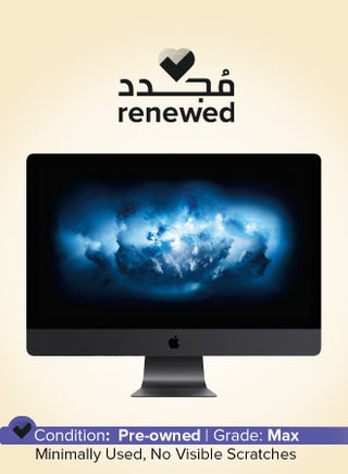 Renewed - iMac A1862 (2017) All-in-One With 27-Inch 5K Display, Xeon W Processor/Octa Core/64GB RAM/1TB SSD/macOS English Black - pnsku/N70071989V/45/_/1750224752/3b963f14-e0cf-4805-9638-43beea4f2343