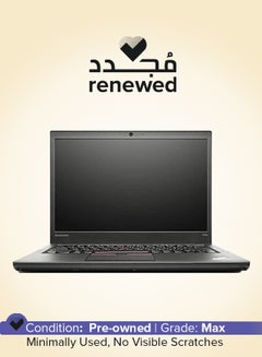 Renewed - ThinkPad T450s Laptop With 14-Inch Display,Intel Core i5 Processor/5th Gen/8GB RAM/256GB SSD/5500MB Intel UHD Graphics/Windows 10 Pro English Black