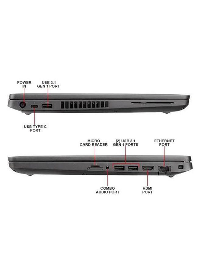 DELL Renewed - Latitude 5400 Laptop With 14-Inch Touch screen FHD Display,Intel Core i5/8th Gen/16GB RAM DDR/512GB SSD/620MB Intel UHD Graphics/Windows 10 Pro English Black - Image 3