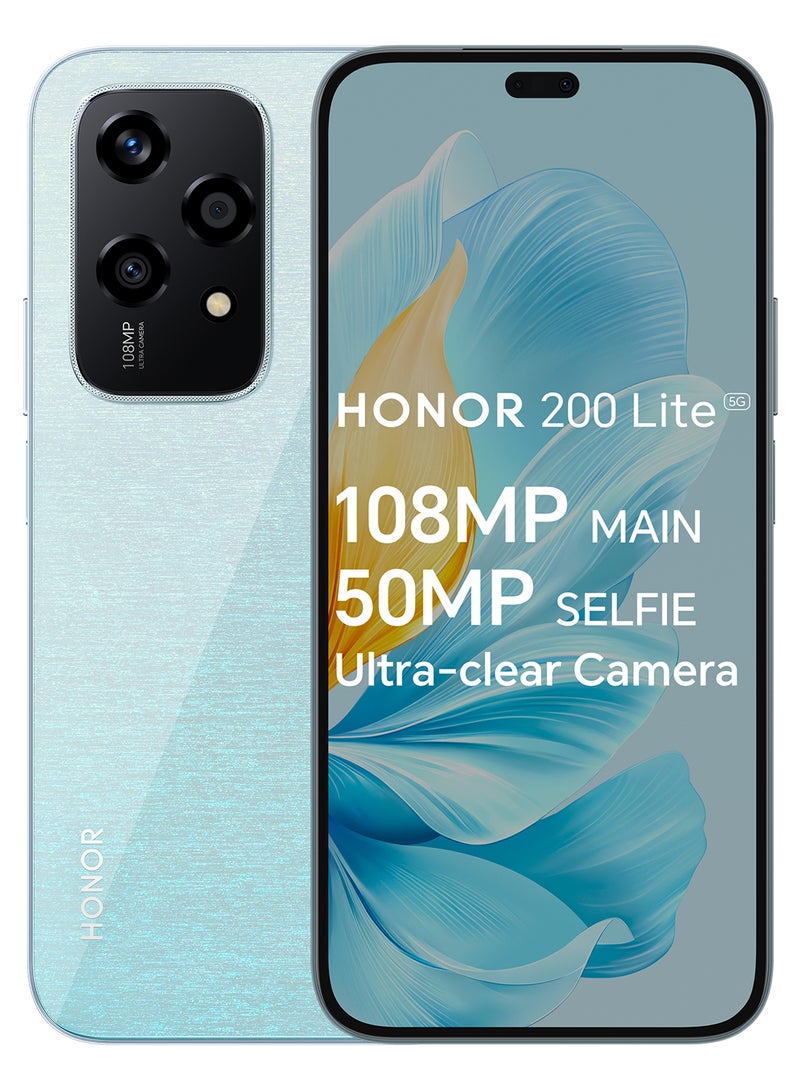 Honor - 200 LITE Starry Blue Dual SIM 8GB RAM 256GB  5G - Middle East Version - Image 1