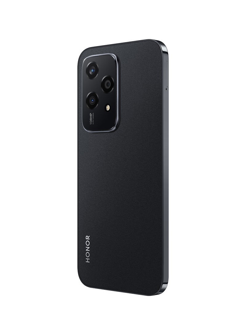 هونور هاتف 200 لايت أسود منتصف الليل بشريحتي اتصال وذاكرة وصول عشوائي (RAM) سعة 8 جيجابايت وذاكرة تخزين داخلية 256 جيجابايت ويدعم الجيل الخامس - إصدار الشرق الأوسط - Image 5