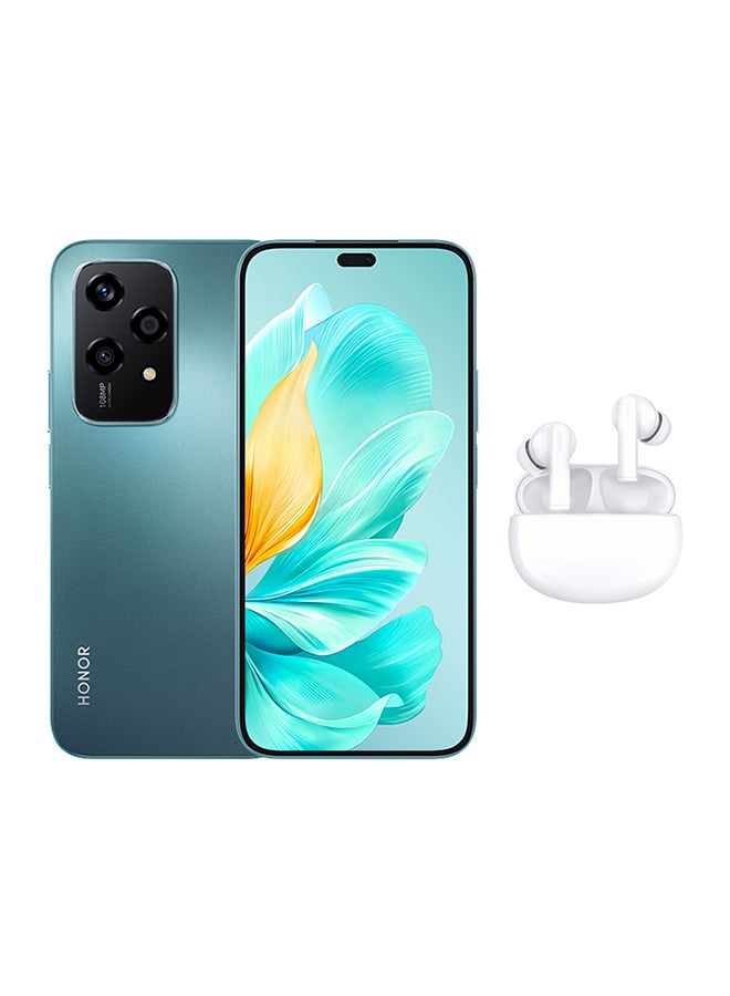 Honor - 200 Lite Cyan Lake Dual SIM 8GB RAM, 256GB 5G With Include Gifts | Honor Earbuds X5 | Honor Service Care+ - Middle East Version - Image 1