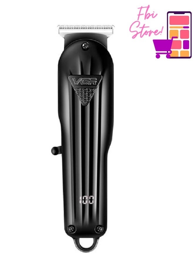VGR V-982 Digital Display Professional Cordless Hair Clippers Cutter Rechargeable Wireless Hair Grooming Set Beard Trimming - Image 2