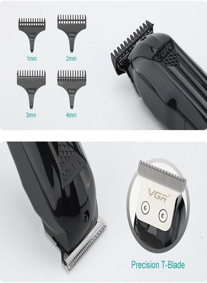 VGR V-982 Digital Display Professional Cordless Hair Clippers Cutter Rechargeable Wireless Hair Grooming Set Beard Trimming - Image 4