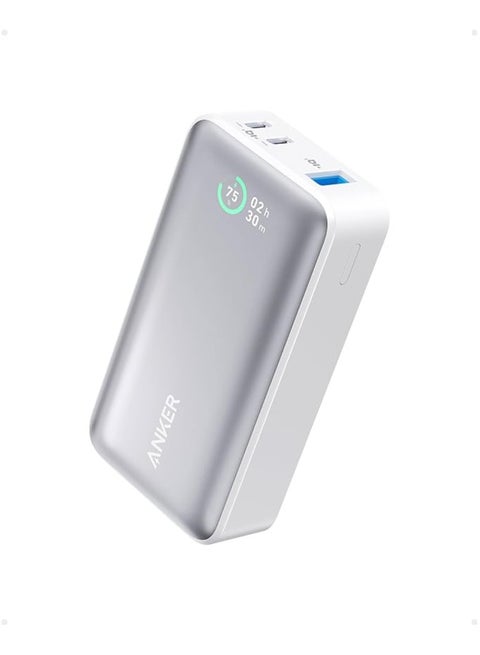 10000 mAh Power Bank, 533 Power Bank (PowerCore 30W), Power IQ 3.0 Portable Charger with PD 30W Max Output, 10,000mAh Battery Pack for iPhone 16/15/14 Series, Samsung, Huawei, Xiaomi, Redmi, Vivo, Oppo White