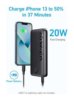 Anker 20000 mAh 326 Power Bank Digital Display Battery Percentage 15W Black  - Image 3