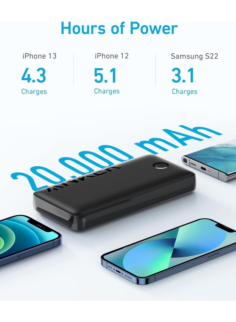 Anker 20000 mAh 326 Power Bank Digital Display Battery Percentage 15W Black - Image 4