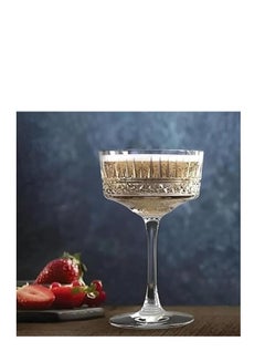 Pasabahce Pasabahce Elysia Coupe Cocktail Cup-260ml Set of 6 Cups-Turkey Made clear  - Image 3