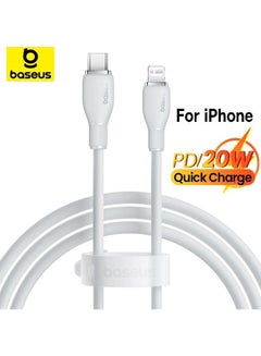USB C To Lightning Cable 1.2m Fast Charging Power Delivery And Data Transfer PD 20W iPhone Cable For iPhone 14/14 Pro/14 Plus/14 Pro Max, iPhone 13 12 11 Pro Max XS X 8 7 6, iPad And More- White