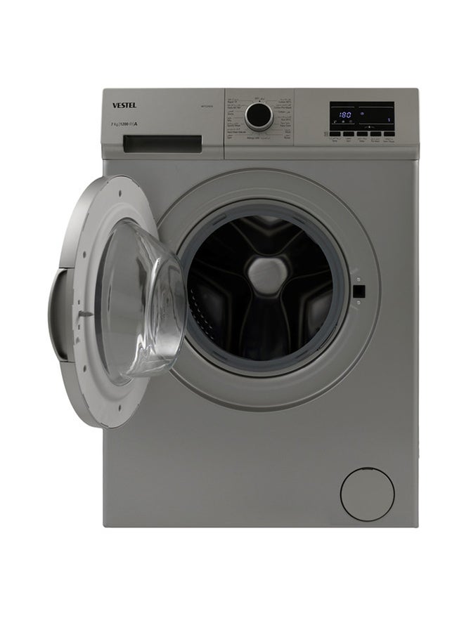 VESTEL Freestanding  Washer 7 kg 2100 W W7124DS Sliver - Image 4