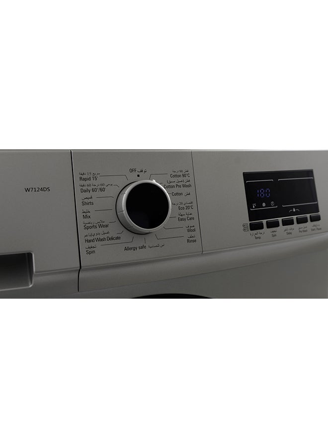 VESTEL Freestanding  Washer 7 kg 2100 W W7124DS Sliver - Image 5