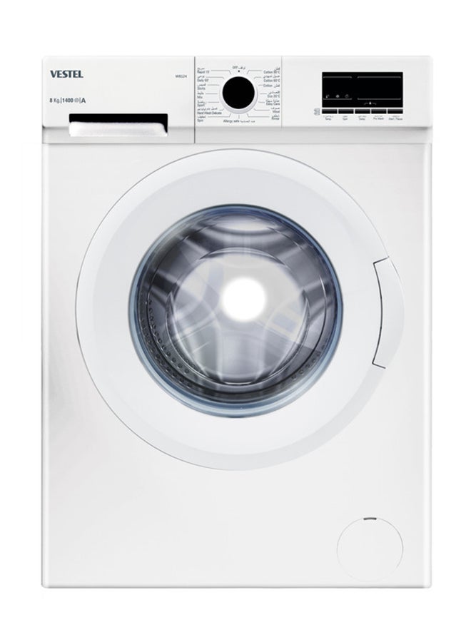 VESTEL Front Load Washing Machine, 15 programs 8 kg 2200 W W8124 White - Image 2