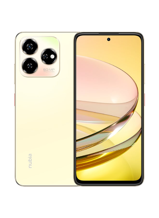 ZTE nubia V60 Dual SIM Sunlit Gold (8+12)GB RAM 256GB 4G - International Version  - Image 1