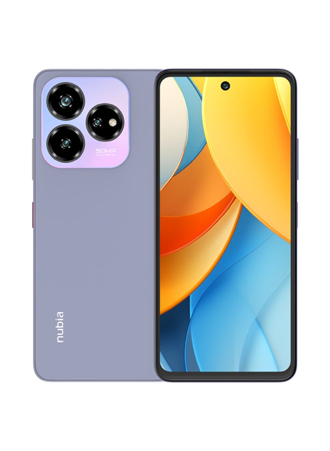 ZTE - nubia V60 Design Dual SIM Sunrise Violet (6+10)GB RAM 256GB 4G - International Version - Image 1