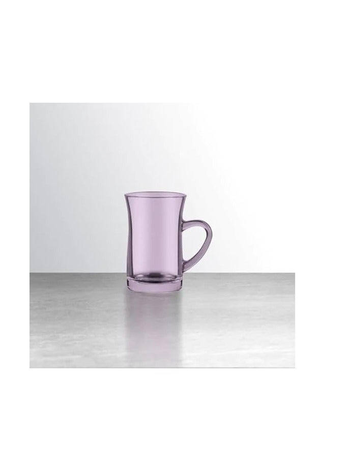 باساباتشي طقم أكواب شاي  ميلا 6 أكواب - بنفسجي (150 مل) - Image 2