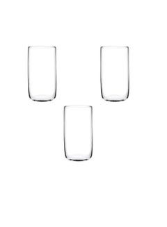 Pasabahce Pasabahce Large Cups Set of 3 – Iconic- (365ml)- Clear Color-Bulgarian Made clear  - Image 1