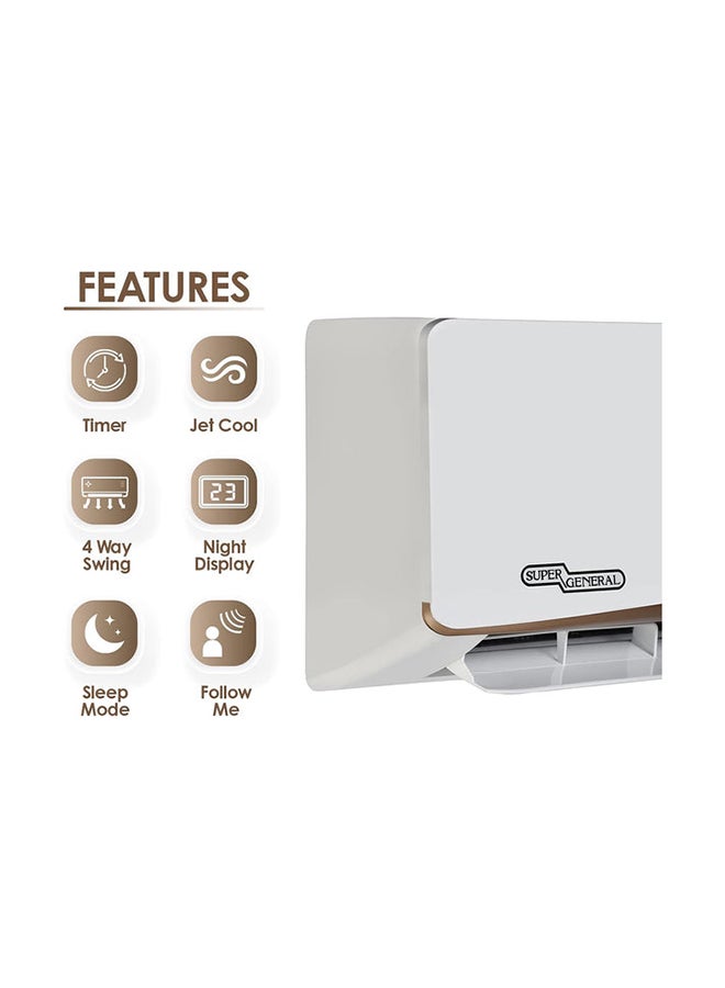 SUPER GENERAL Certified Pre Owned - Split Air Conditioner 220 kW SGS181AE White  - Image 3