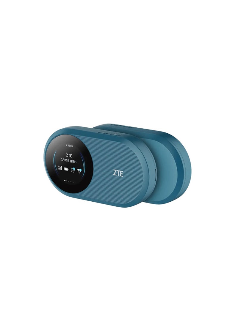 زد تي اي - Wireless Mobile WI-Fi router Battery Capacity:  U10S ORO Navy Blue - Image 1