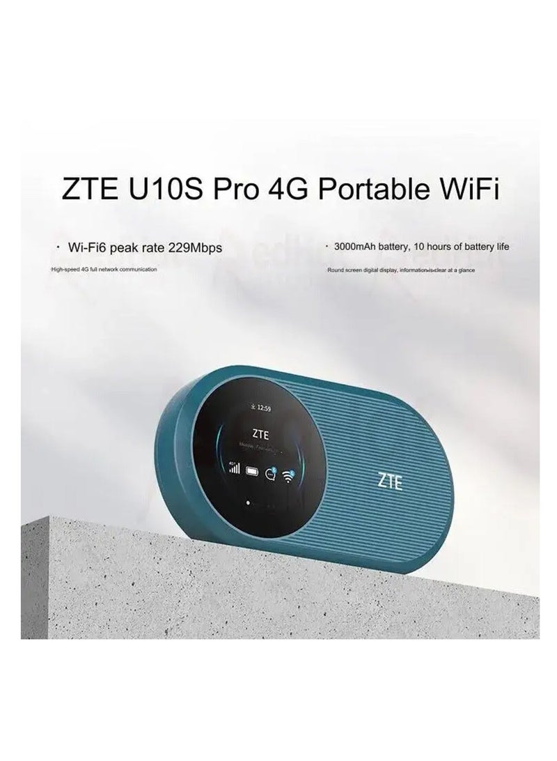 زد تي اي - Wireless Mobile WI-Fi router Battery Capacity:  U10S ORO Navy Blue - Image 1