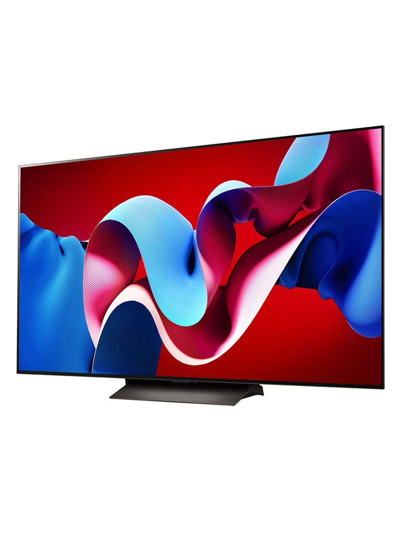 LG - 65 Inch LG OLED evo C4 4K OLED65C46LA Black - Image 1